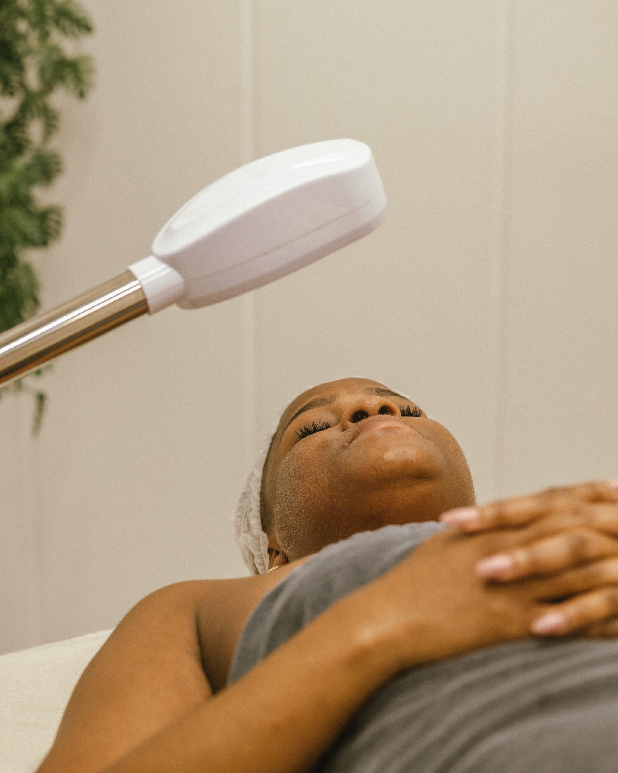 Radio frequency facial treatment at Optimal Wellness Centre